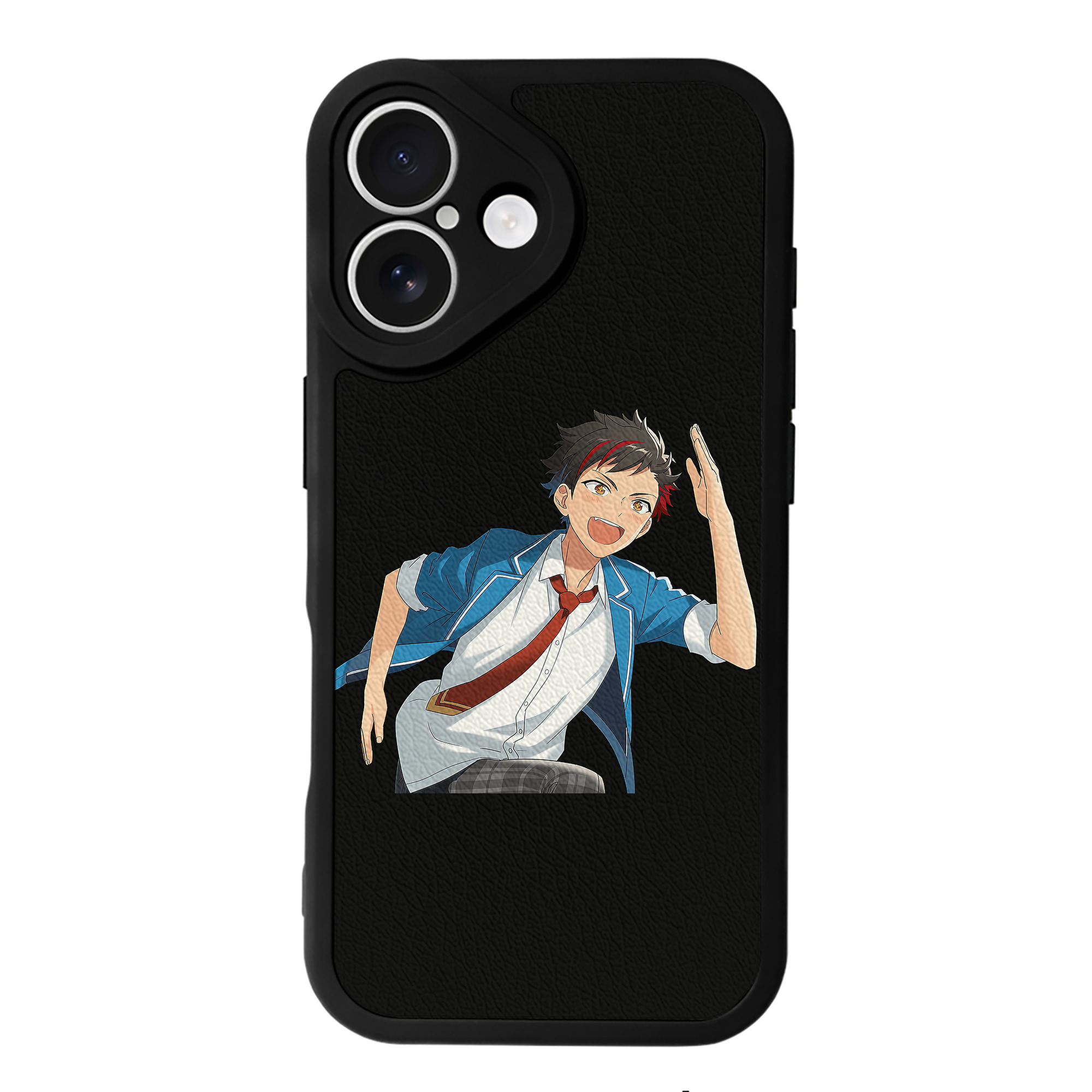 （画像用） あんさんぶるスターズ! Ensemble Stars 【iPhone 16シリーズ対応】シリコンスマホケース（レザー調） 材質：シリコン